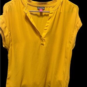 Vince Camuto Mustard Blouse for Women